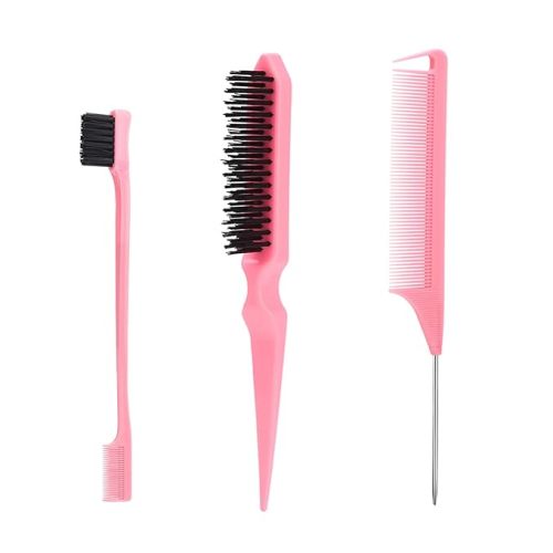 SWEET VIEW 3Pcs Slick Back Hair Brush