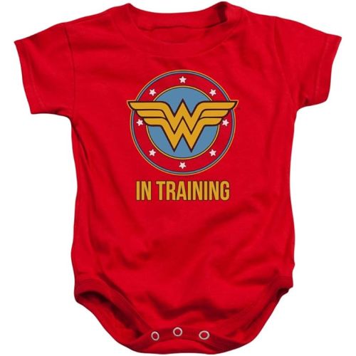 Wonder Woman WW in Training Infant Baby Girls Onesie Snapsuit