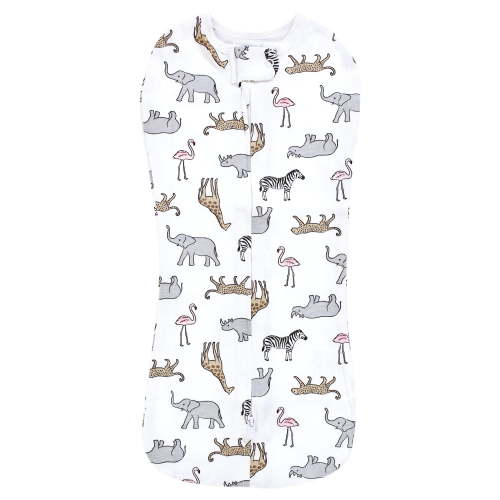 Hudson Baby Sleep Pod, Modern Pink Safari, 0-2 Months