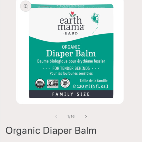 Organic Diaper Balm | Earth Mama