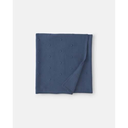 Baby Boy Knit Dot Blanket - Navy Blue | Carter's