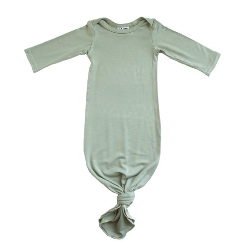 Knotted Gown | Sage Green | LITTLEMISSDESSA