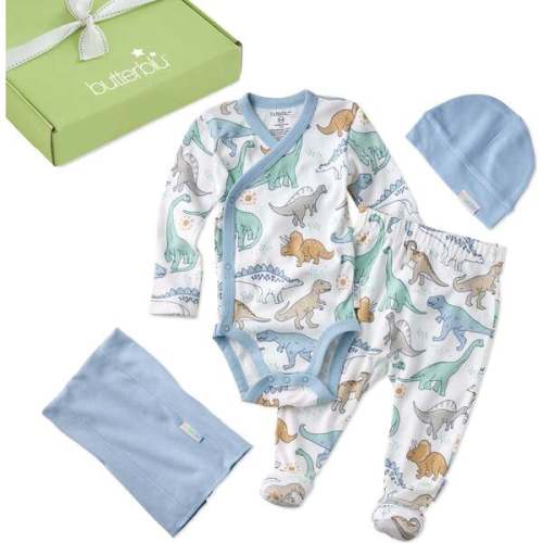 TAKE ME HOME BABY 4-Piece Gift Set, Rawr Some - butterblu | Maisonette
