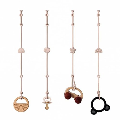 Andy Bear Toy Straps for Baby Toy Safety Straps Silicone High Chair Toys Straps Toddler Bottle Straps for Strollers, High Chair, Cribs, Car Seat, Stroller Accessories, Baby Pacifier Clip-Shifting sand