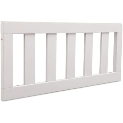 Toddler Bed Safety Guard Rail Compatible with Delta Children Convertible Cribs - Solid Wood Rail for Convertible Crib to Toddler Bed Conversion - Safety Guard Rail (Bianca White - 130, #0094)