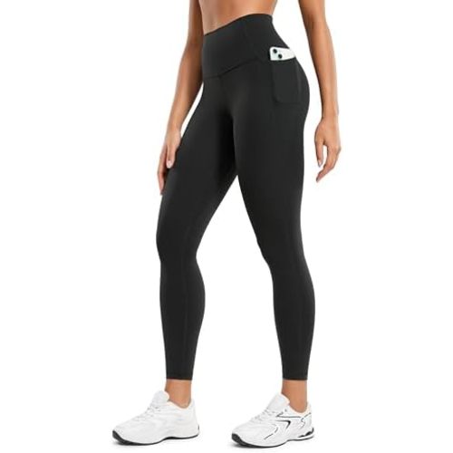 CRZ YOGA Butterluxe Workout Leggings Pockets 25'' - High Waisted Gym Womens Yoga Pants Buttery Soft
