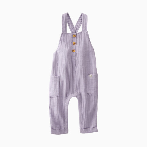 Carter's Little Planet Organic Cotton Gauze Overalls in Blue Creek - Purple, 0-3 M