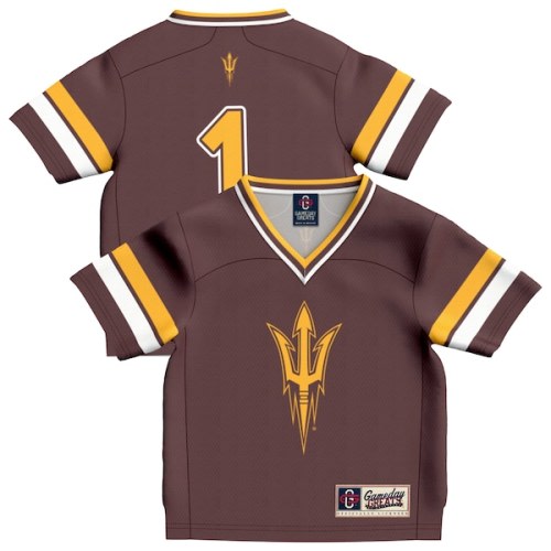 #1 Arizona State Sun Devils GameDay Greats Infant Lightweight Collegiate Football Fashion Jersey - Maroon