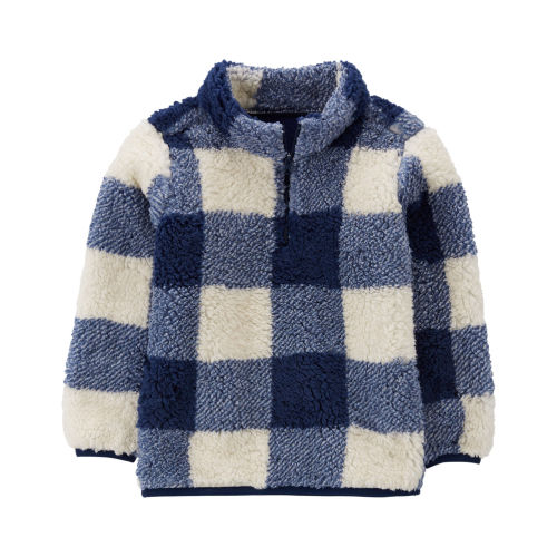 Baby Plaid Fleece Pullover