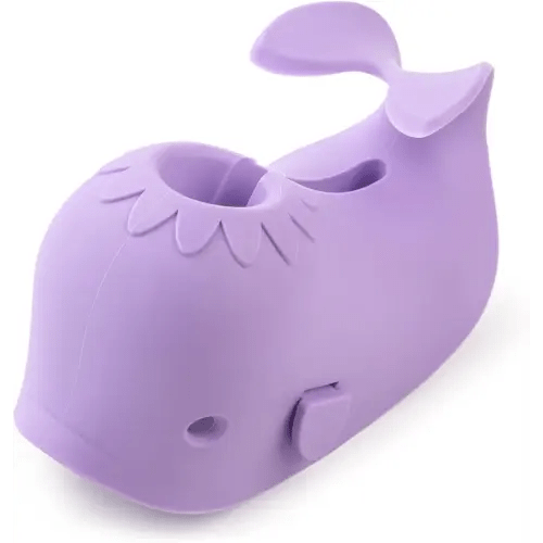 Faucet Cover Bathtub Baby Spout Cover Soft,Bath Faucet Cover for Baby's and Kid's Safety (Whale Purple)