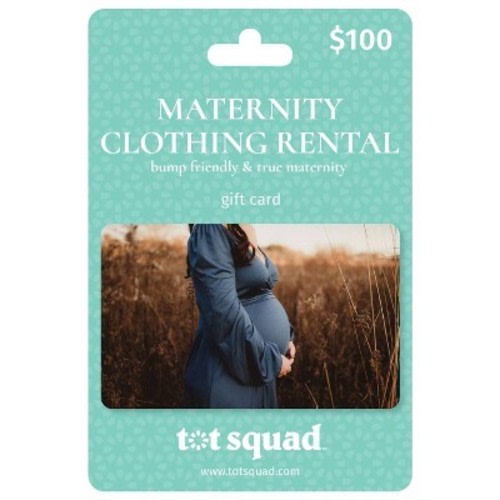 Tot Squad $100 Maternity Clothing Rental Baby Registry Essentials Gift Card