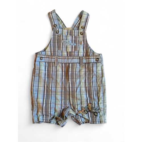 Vintage Style Embroidered Classic Winnie the Pooh Baby overalls - size 9 months