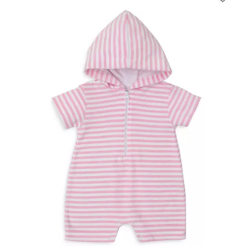 Hooded Terry Romper - Baby