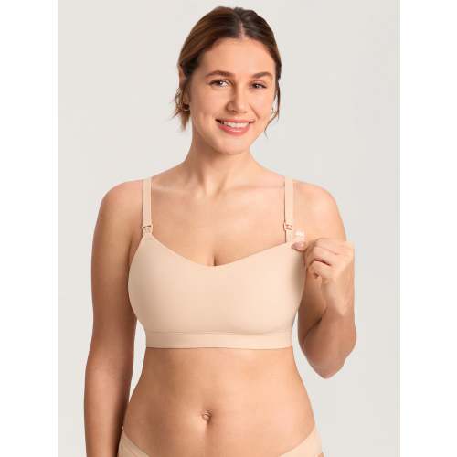 MOMANDA Women's Inbarely® Plus Molded Nursing Bra