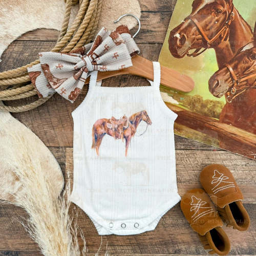 The Goodhorse Pointelle Tank Onesie (little kid) – theFRINGEDpineapple