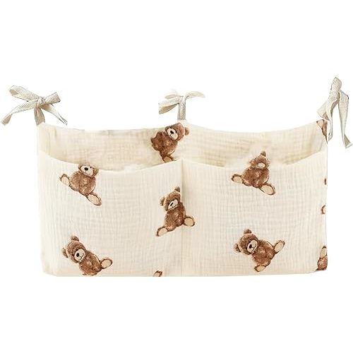 NewLuyer Baby Bedside Hanging Bags Storage Organizer Milk Bottle Toy Crib Baby Nappy-Bag Bed-Bunk Organizing Bag