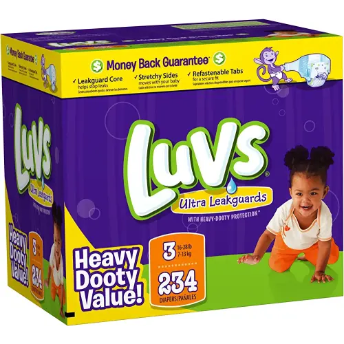 Luvs Diapers, Size 3, 234 Count