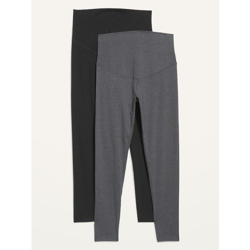 Maternity Full-Panel Leggings 2-Pack