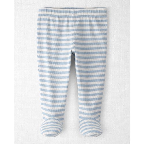 Baby Organic Cotton Footed Pants in Stripes - Little Planet | Carter's