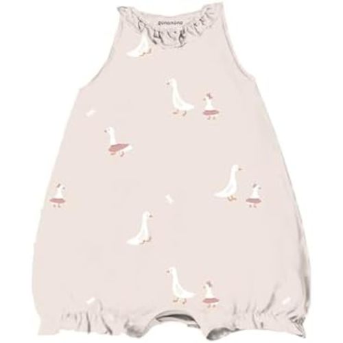 GUNAMUNA Unisex Bubble Romper, Toddler Ultra-Soft Fleece Daytime Bubble Jumpsuit w Diaper Zipper for Easy Changing