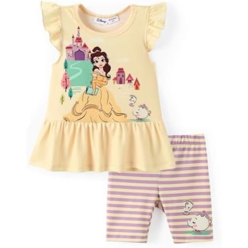 Disney Minnie Mouse Frozen Princess Marvel Toddler Girls Clothes Long Sleeve Sweatshirt + Leggings 2pcs Outfits Set 2-6Y