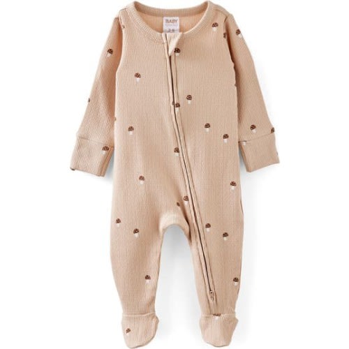 Organic Pointelle Zip All In One Romper, Preemie