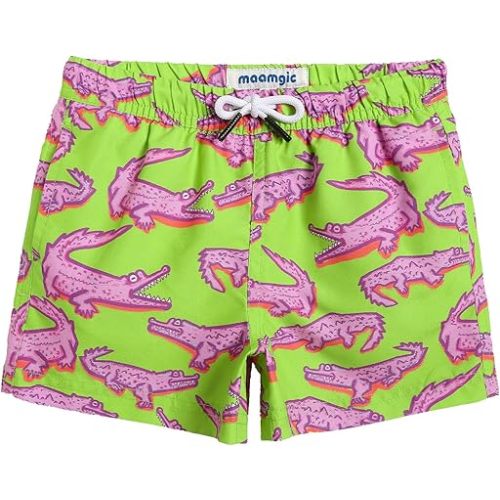 maamgic Boys Swim Trunks Toddler Swim Shorts Little Boys Bathing Suit Swimsuit Toddler Boy Swimwear