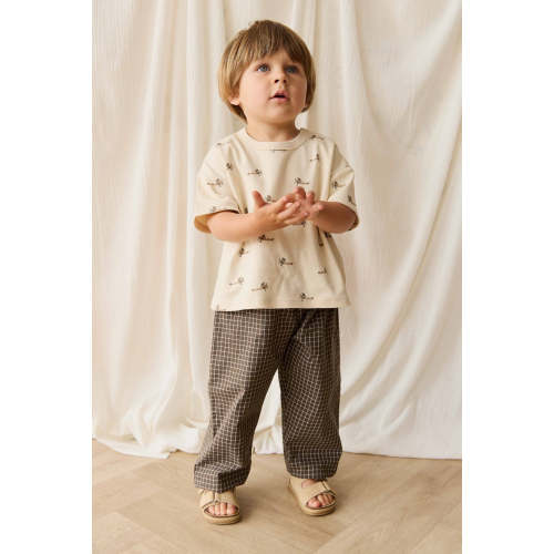 Organic Cotton Kingston Pant - Coffee Grid – Jamie Kay USA