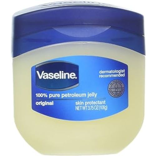 Vaseline Petroleum Original Healing Jelly Skin Protectant, 3.75 Oz (2 Pack)