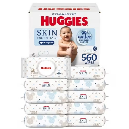 Huggies Skin Essentials Hypoallergenic Baby Wipes - 10pk - 560ct