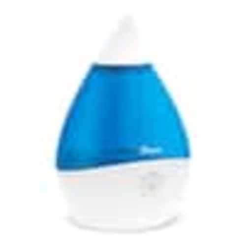 Crane 0.5 Gal. Droplet Ultrasonic Cool Mist Humidifier for Small to Medium Rooms up to 250 sq. ft. - Blue/White EE-5302