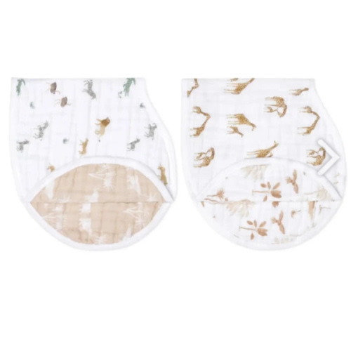 Organic Cotton Burpy Bibs 2 Pack | aden + anais