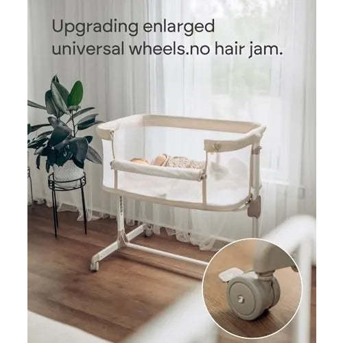 Baby Bassinets Bedside Sleeper, Beige