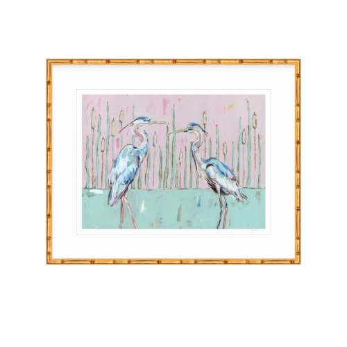 Follow Your Path Blue Herons Fine Art Print