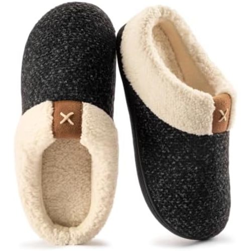 ULTRAIDEAS Women's Indoor Outdoor Slipper Memory Foam