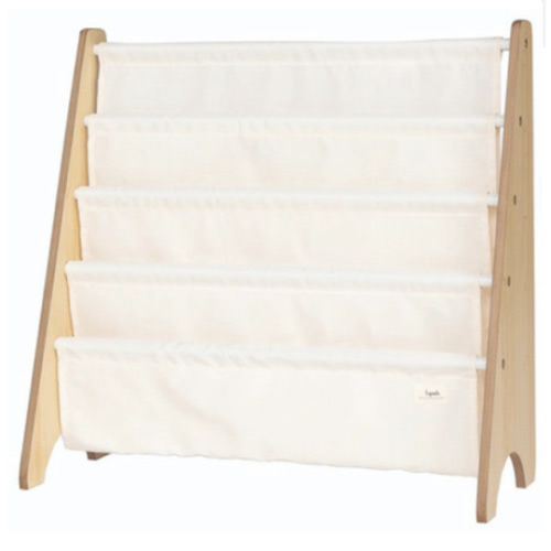 Buy 3 Sprouts Recycled Fabric Book Rack Cream at Well.ca | Free Shipping $35+ in Canada