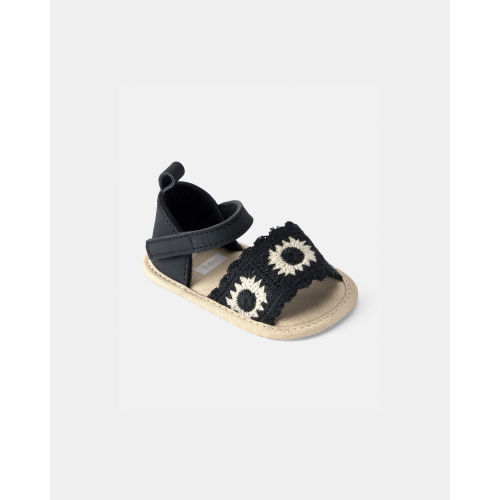 Baby Girl Crochet Sandals - Black | Carter's