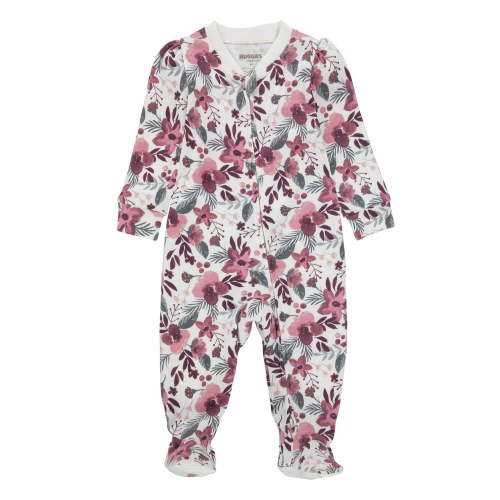 Huggies® Floral 2-Way Zip Organic Coveralls - Walmart.ca