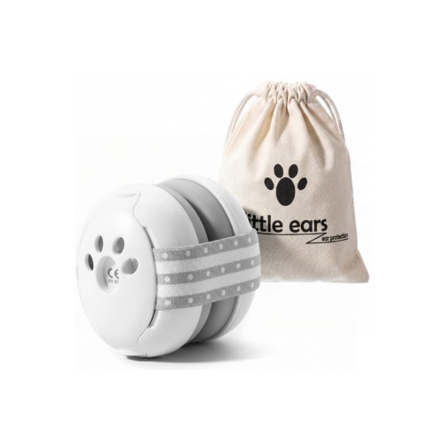 Lightweight Ultra Soft Baby Earmuffs with Travel Bag, One Size