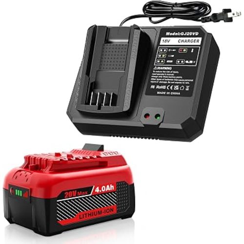 4.0Ah Replacement for Craftsman V20 Battery and Charger