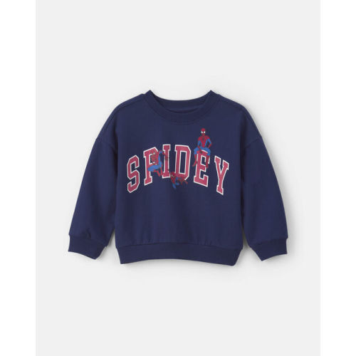 Toddler Boy ©Marvel Spider-Man Pullover Sweatshirt - Navy Blue | Carter's