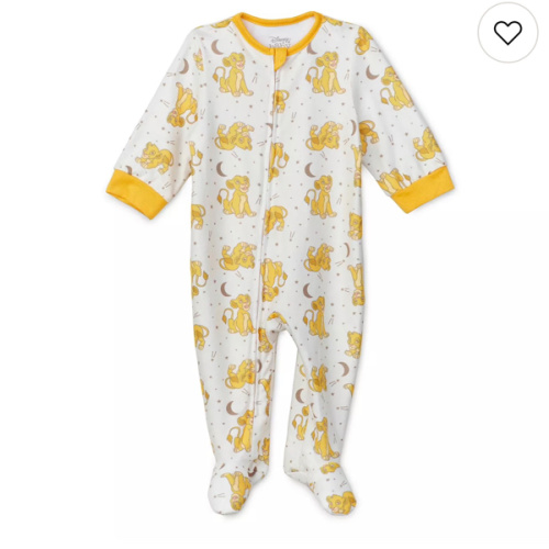 Baby Disney’s The Lion King Ultra Soft Infant Simba Onesie