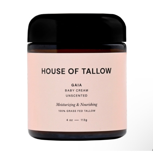 Gaia Unscented Organic Tallow Baby Cream | Gentle Skincare for Babies – House of Tallow