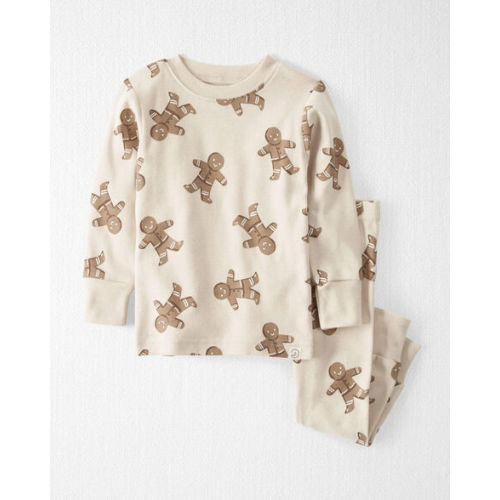 Baby Organic Cotton Pajamas Set in Gingerbread Man Print
 - Little Planet | Carter's 18M