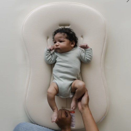 Snuggle Me Organic Infant Lounger Curve | Natural