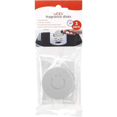 Ubbi Pet Pail Odor Absorbing Fragrance Disks, 3 Pack