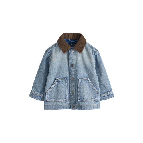 Kids' Carpenter Collar Denim Shirt Jacket