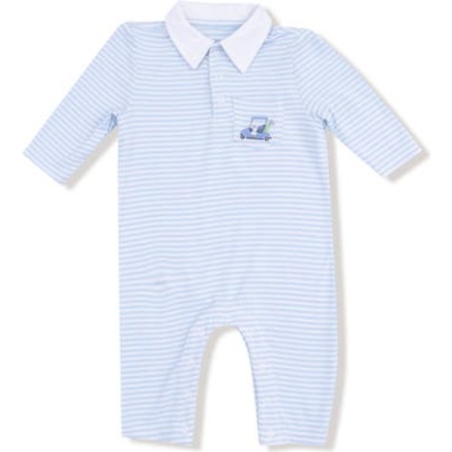 Golf Carts Long Sleeve Romper, 6-12M