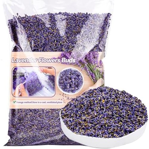 Sukh 3oz Dried Lavender Flowers - Make Sachets for Drawers and Closets