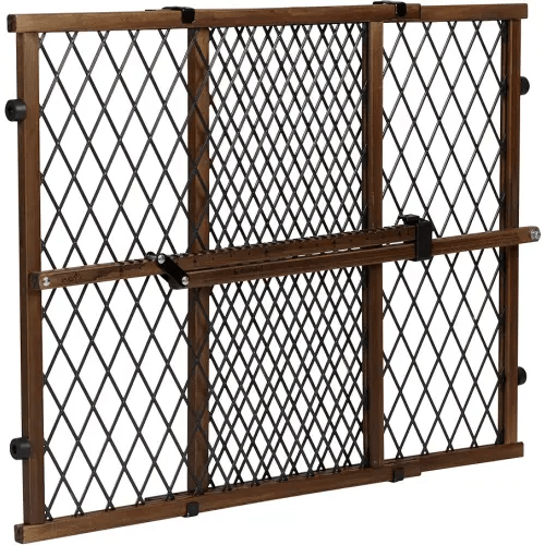 Evenflo Position & Lock Baby Gate, Pressure-Mounted, Farmhouse Collection